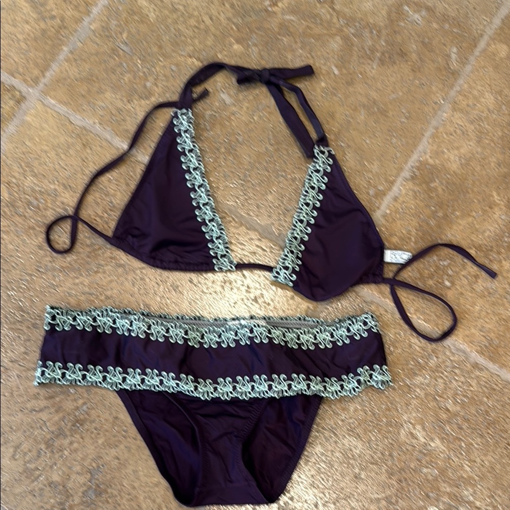 BECCA Purple and Mint Bikini